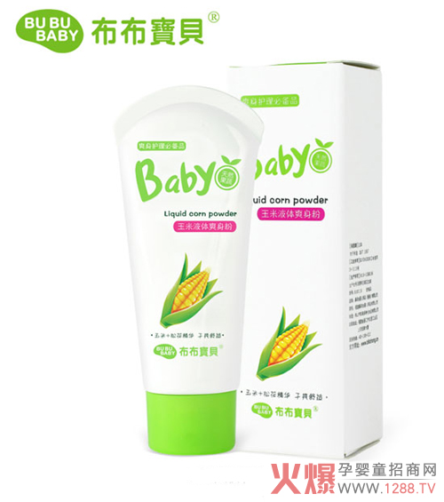 天然安全健康尽在布布宝贝玉米液体爽身粉-产