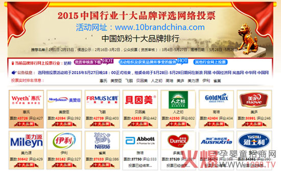 新西兰高培荣膺2015中国奶粉十大品牌殊荣