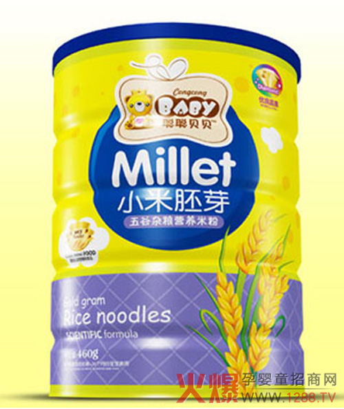 聪聪贝贝小米胚芽营养米粉 最具生命活力的辅