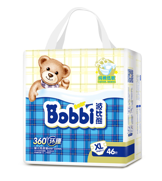 波比熊尿裤XL46片
