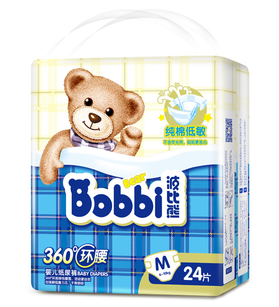波比熊尿裤M24片