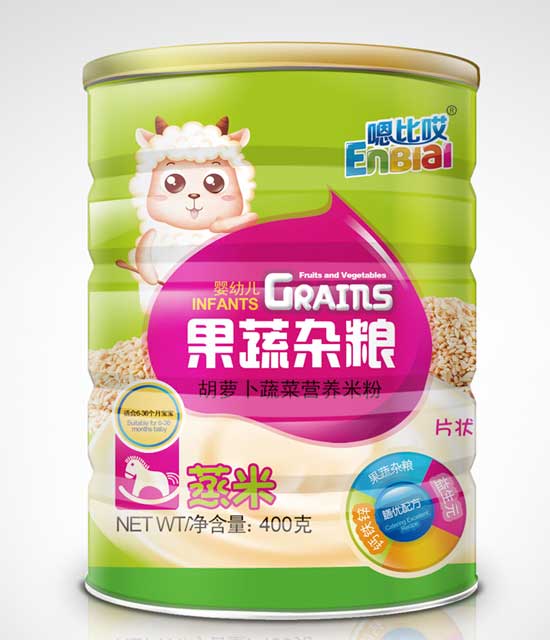  嗯比哎果蔬杂粮胡萝卜蔬菜营养米粉