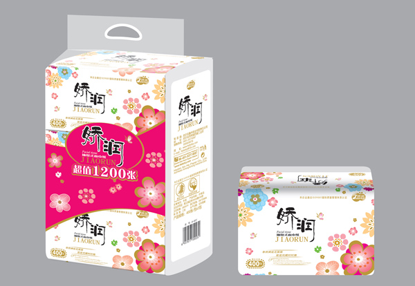 娇润抽纸400张