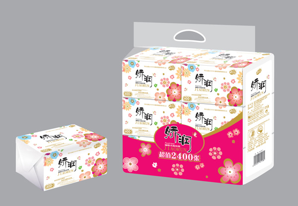 娇润抽纸400张