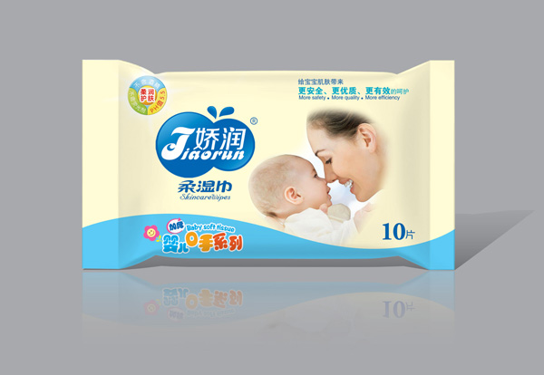 娇润婴儿10片手口湿巾