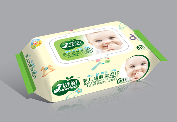 娇润婴儿80片手口湿巾