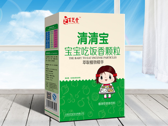 百芝堂宝宝吃饭香清清宝颗粒