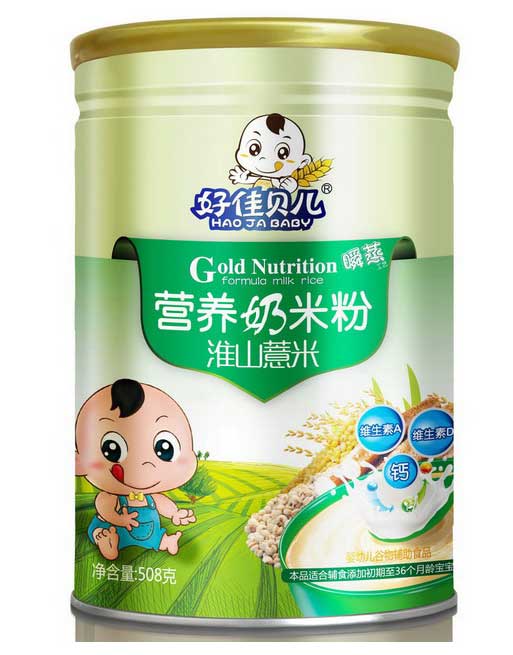 好佳贝儿淮山薏米营养奶米粉