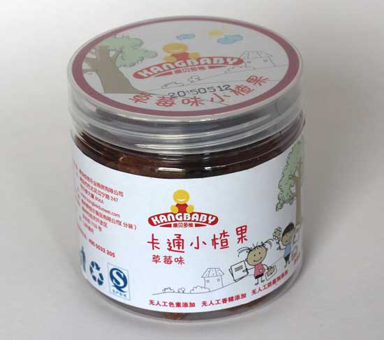  康貝多維草莓味卡通小渣果