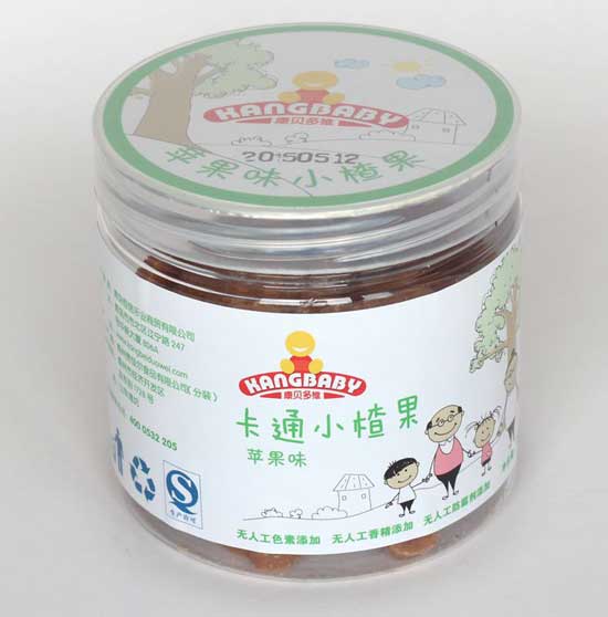  康貝多維蘋(píng)果味卡通小渣果