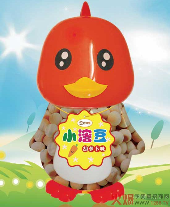 智慧熊婴儿胡萝卜味小溶豆 天然成分健康美味
