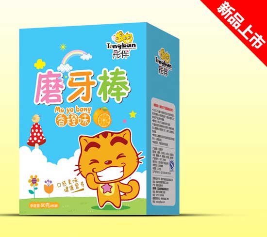  彤伴香橙味磨牙棒