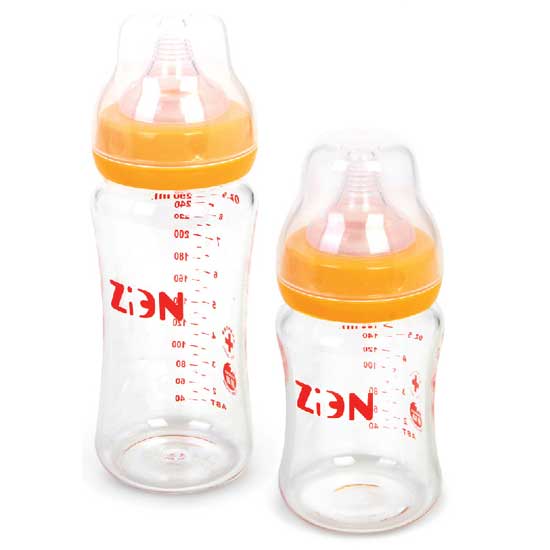 子恩自然实感宽口径玻璃奶瓶