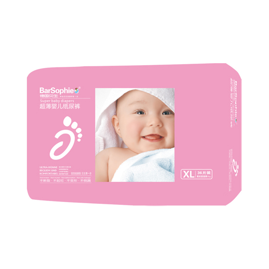 德国贝生超薄婴儿大包纸尿裤XL码36片-火爆孕