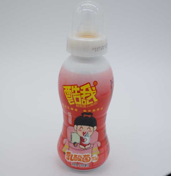  酷我草莓味乳酸菌飲品