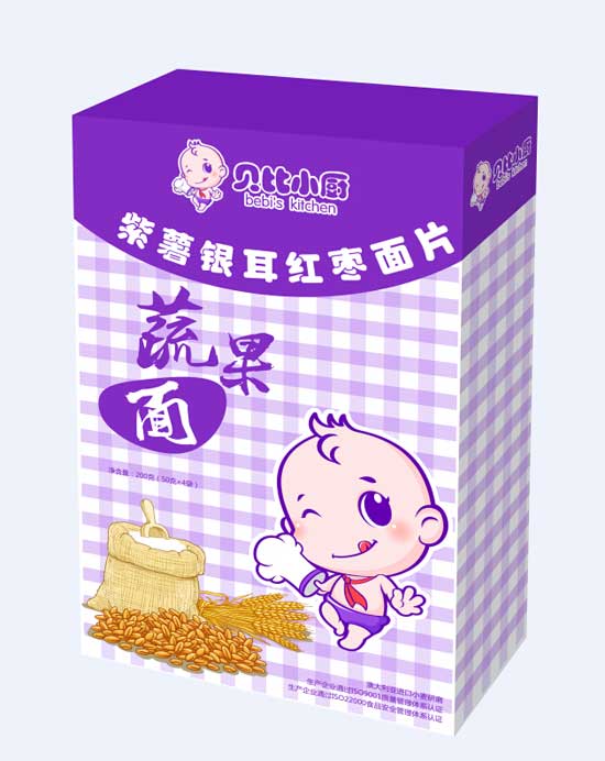  貝比小廚紫薯銀耳紅棗蔬果面