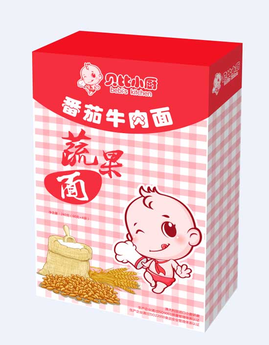  貝比小廚番茄牛肉蔬果面