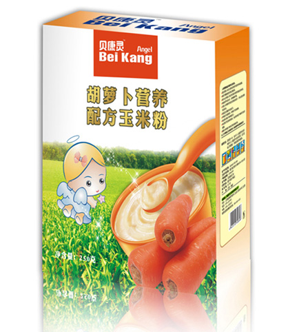 贝康灵胡萝卜营养配方玉米粉(盒装)