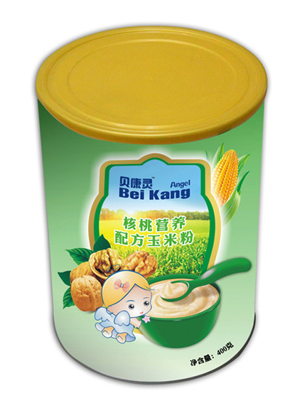 贝康灵核桃营养配方玉米粉(听装)