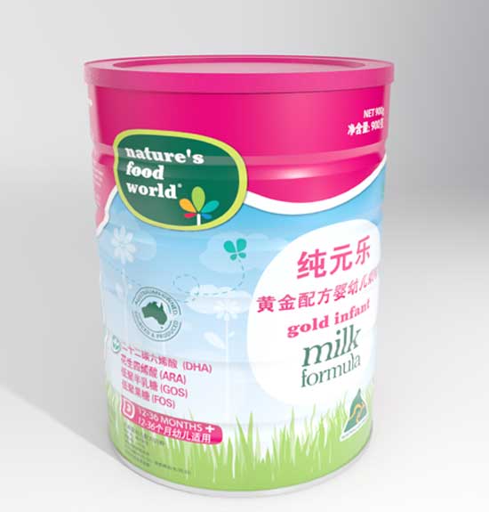纯元乐婴幼儿配方奶粉12-36个月3段