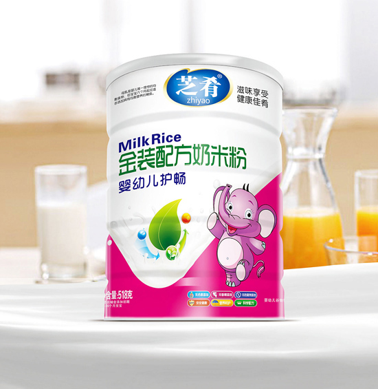 芝肴金装奶米粉(婴幼儿护畅配方)