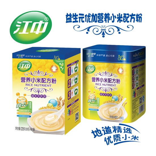 江中益生元優(yōu)加營(yíng)養小米配方米粉