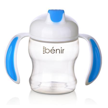 清素200ml吸嘴学饮杯-蓝色(第一阶段)-火爆孕婴