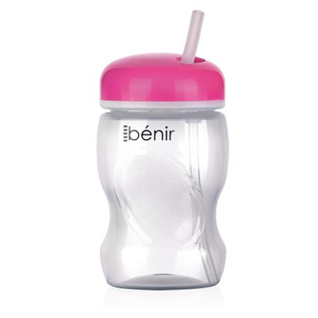 清素280ml吸管杯-玫红色(第二阶段)