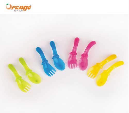 橙氏良品宝宝训练勺叉套装