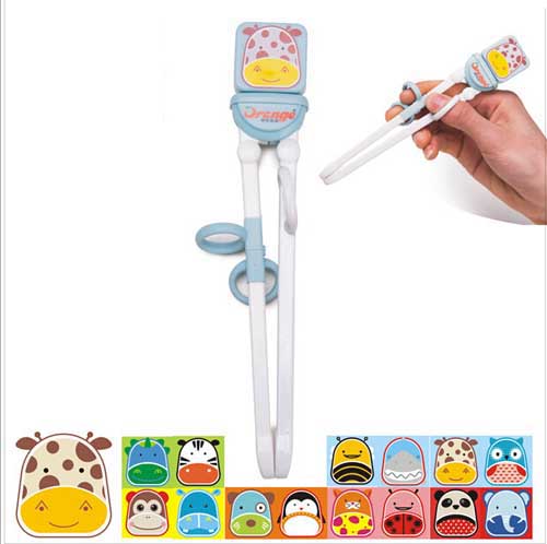 橙氏良品动物乐园宝宝练习筷长颈鹿