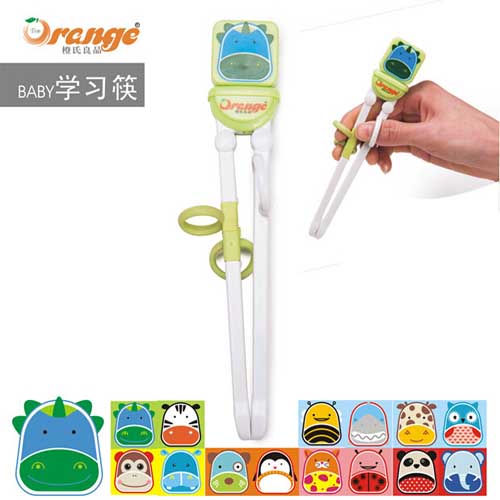 橙氏良品动物乐园宝宝练习筷龙