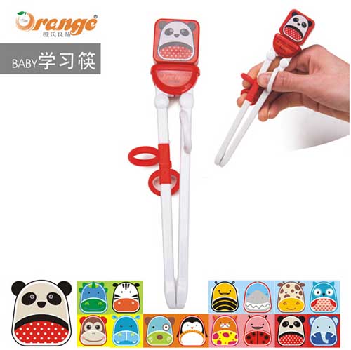 橙氏良品动物乐园宝宝练习筷熊猫