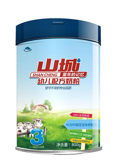 山城奶粉听装3段-火爆孕婴童招商网
