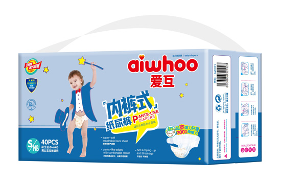  爱互内裤式纸尿裤S40片