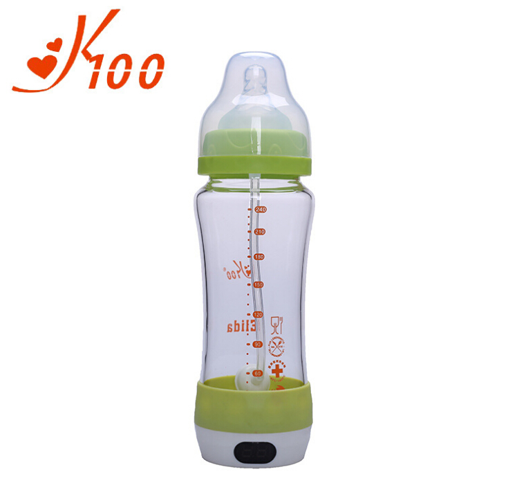 K100智能测温奶瓶绿色