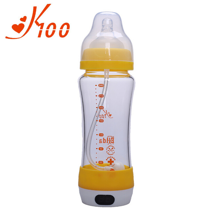 K100智能测温奶瓶黄色