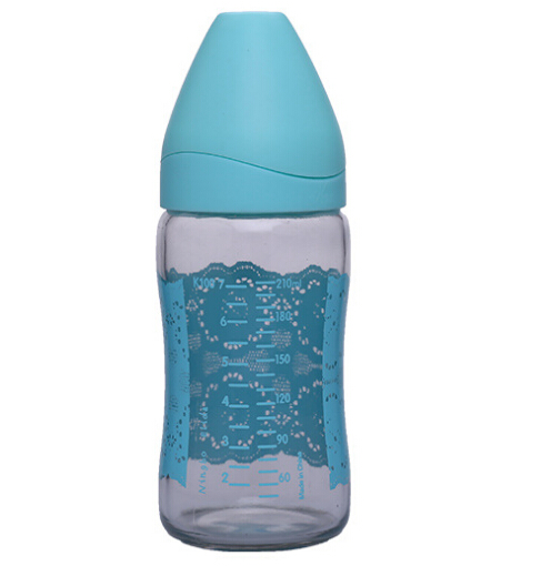 高硼硅玻璃奶瓶(图案)