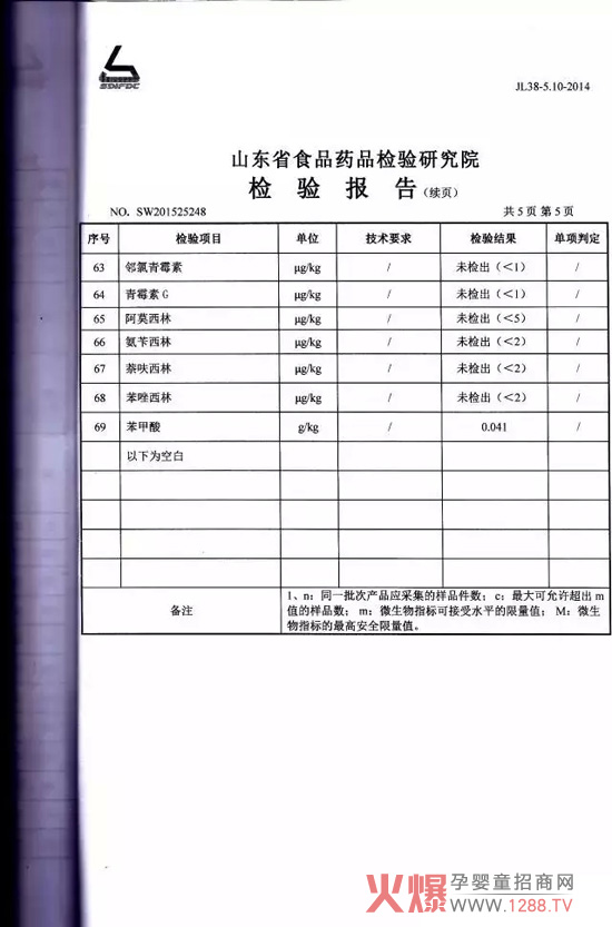 卡倍多羊奶粉第三方检测合格 正式报告已传回