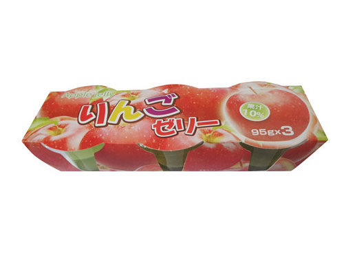 星宇三连托苹果果汁果冻