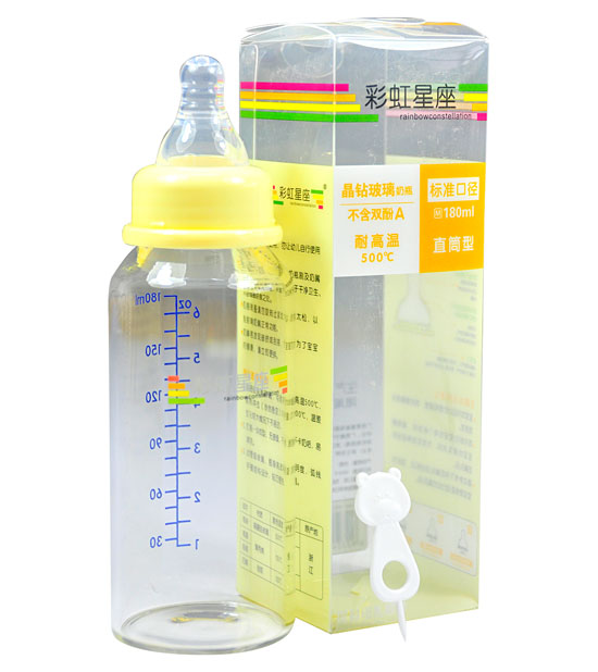 彩虹星座180ml直筒型标准奶瓶
