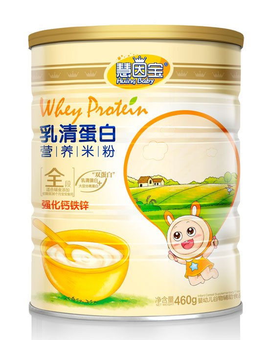  慧因寶強化鈣鐵鋅乳清蛋白營(yíng)養米粉