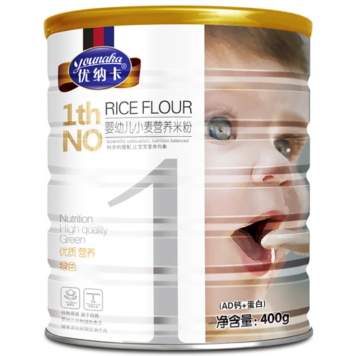 优纳卡婴幼儿小麦营养米粉(ad钙+蛋白)-火爆孕