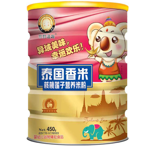牧野漁趣核桃蓮子營(yíng)養米粉聽(tīng)裝