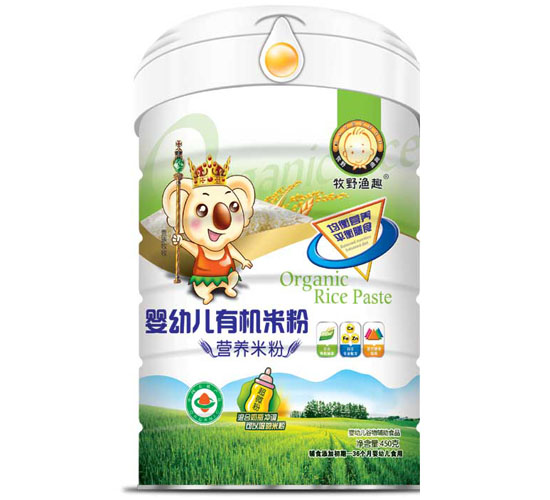 牧野漁趣嬰幼兒有機米粉聽(tīng)裝