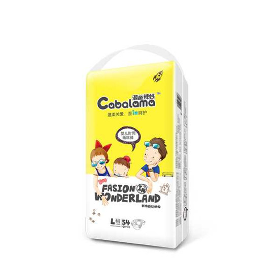 潮爸辣妈倍柔亲肤纸尿裤L54