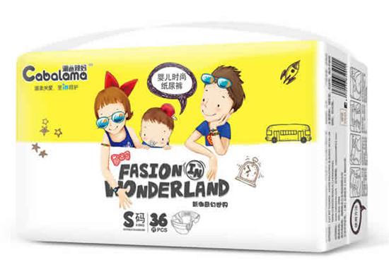 潮爸辣妈超柔贴身纸尿裤S36