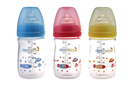 Dexbaby 宽口径玻璃奶瓶180ml