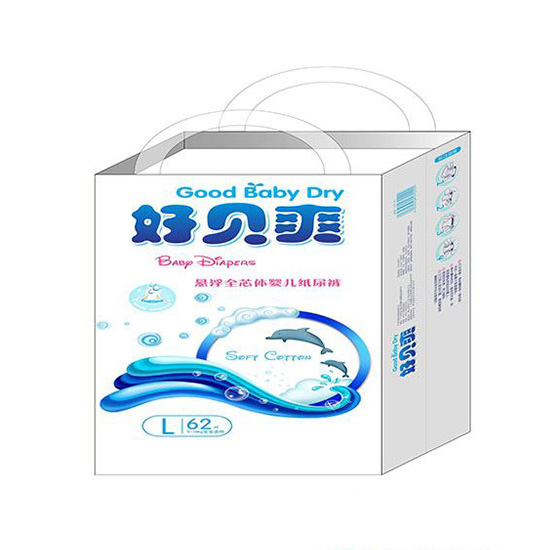 好贝爽悬浮全芯体婴儿纸尿裤L码62片