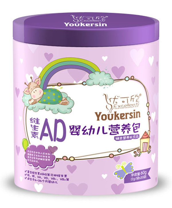 優(yōu)可欣營(yíng)養包鐵聽(tīng)-維生素AD