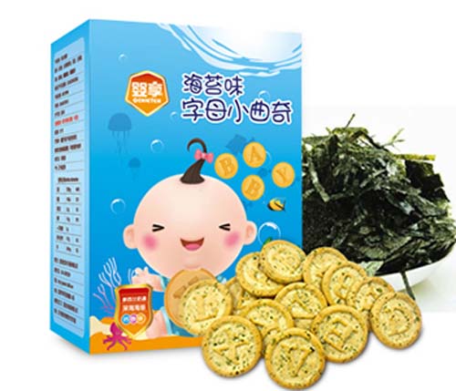 婴享海苔味字母小曲奇